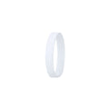 Braccialetto Flatten bianco - personalizzabile con logo