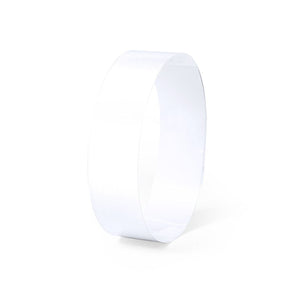 Braccialetto Fonten bianco - personalizzabile con logo