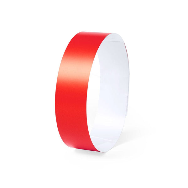 Braccialetto Fonten rosso - personalizzabile con logo