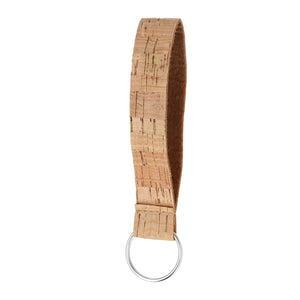Braccialetto in sughero con portachiavi natural - personalizzabile con logo