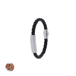 Braccialetto Karasef color argento - personalizzabile con logo