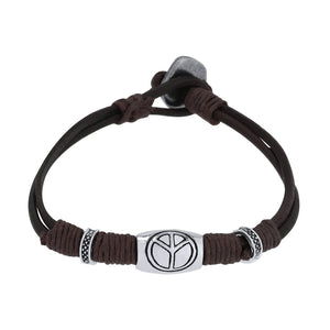 Braccialetto Luco marrone - personalizzabile con logo