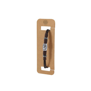 Braccialetto Luco marrone - personalizzabile con logo