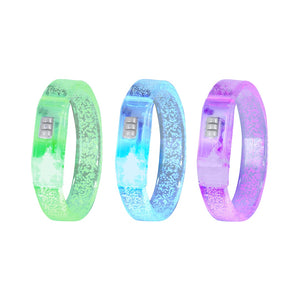 Braccialetto Luminoso Gretex transparente - personalizzabile con logo