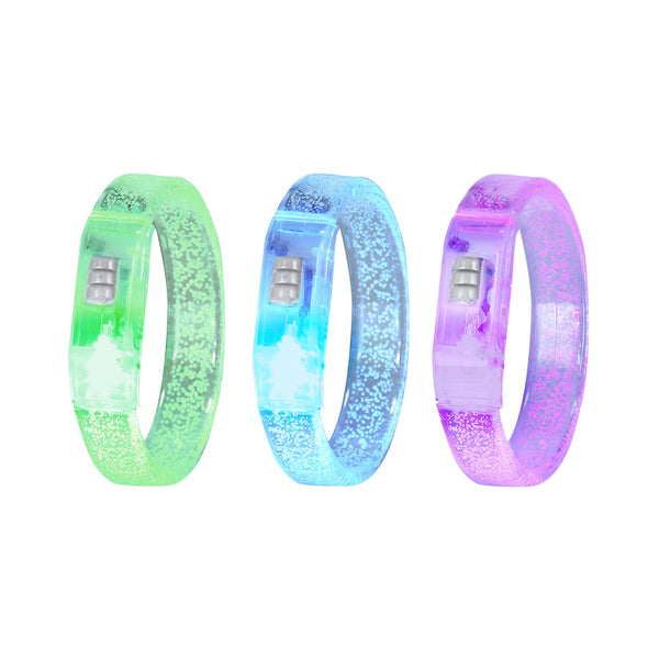 Braccialetto Luminoso Gretex transparente - personalizzabile con logo