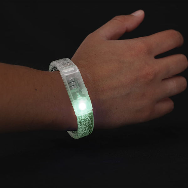Braccialetto Luminoso Gretex transparente - personalizzabile con logo