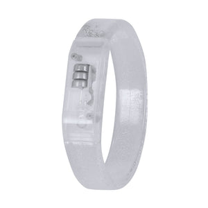 Braccialetto Luminoso Gretex transparente - personalizzabile con logo
