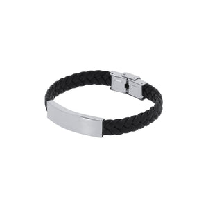 Braccialetto Mubark color argento - personalizzabile con logo