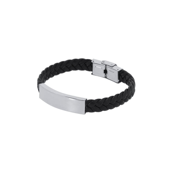 Braccialetto Mubark color argento - personalizzabile con logo