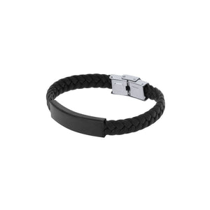 Braccialetto Mubark nero - personalizzabile con logo