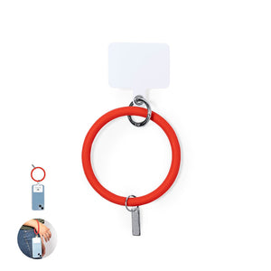 Braccialetto Supporto Naomi rosso - personalizzabile con logo