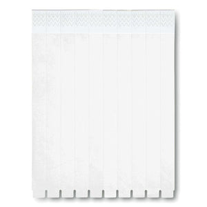 Braccialetto Tyvek® bianco - personalizzabile con logo