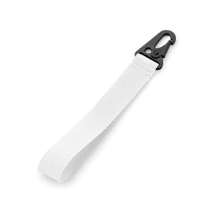 Brandable Key Clip bianco - personalizzabile con logo