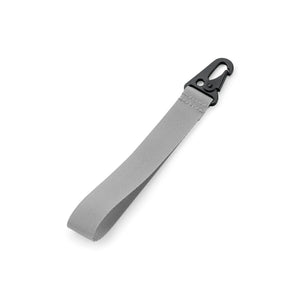 Brandable Key Clip grigio - personalizzabile con logo