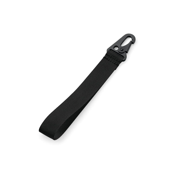 Brandable Key Clip nero - personalizzabile con logo