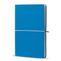 Bullet journal A5 con copertina morbida azzurro - personalizzabile con logo