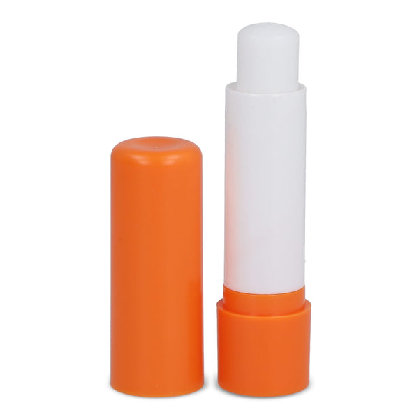 Burrocacao classico in tubo twist Arancione - personalizzabile con logo