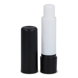 Burrocacao classico in tubo twist Satinata Nero - personalizzabile con logo