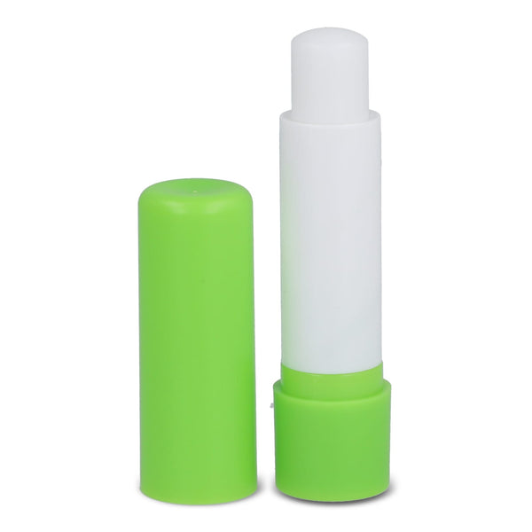 Burrocacao classico in tubo twist verde - personalizzabile con logo