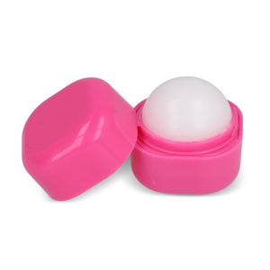 Burrocacao in cubo ABS riciclato Rosa - personalizzabile con logo