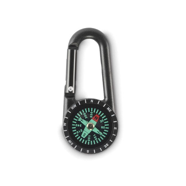 Bussola da esterno Nero - personalizzabile con logo