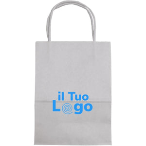 Busta regalo 150 gr/m² 16x10x23 cm - personalizzabile con logo