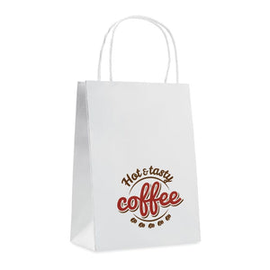 Busta regalo 150 gr/m² 16x10x23 cm - personalizzabile con logo