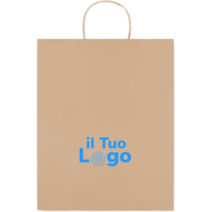 Busta regalo grande. 90gr/mq - personalizzabile con logo
