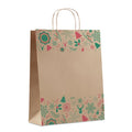 Busta regalo grande Beige - personalizzabile con logo