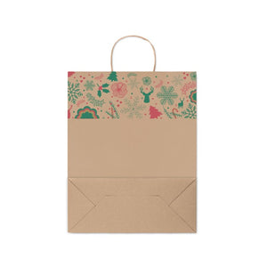 Busta regalo grande Beige - personalizzabile con logo