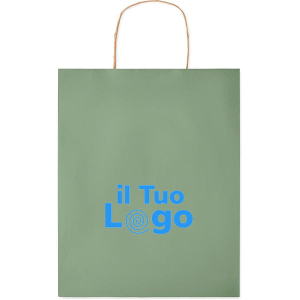 Busta regalo media. 90gr/mq - personalizzabile con logo