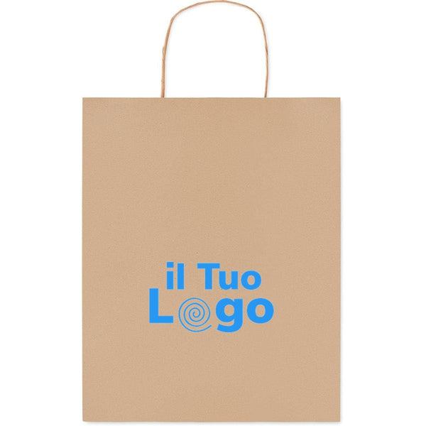 Busta regalo media. 90gr/mq - personalizzabile con logo