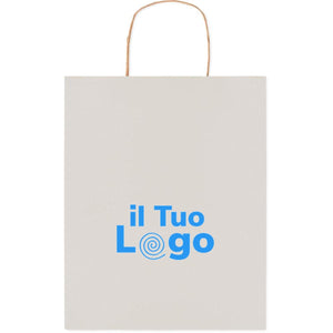 Busta regalo media. 90gr/mq - personalizzabile con logo