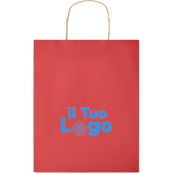 Busta regalo media. 90gr/mq - personalizzabile con logo