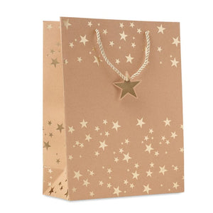 Busta regalo natalizia Oro - personalizzabile con logo