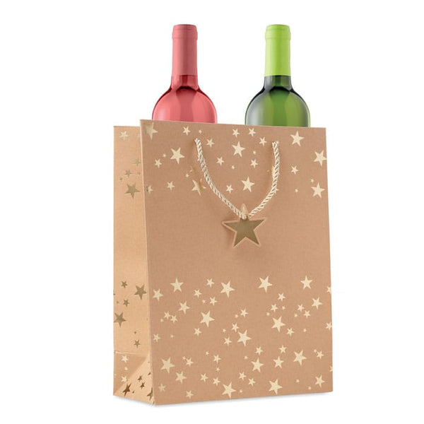 Busta regalo natalizia Oro - personalizzabile con logo