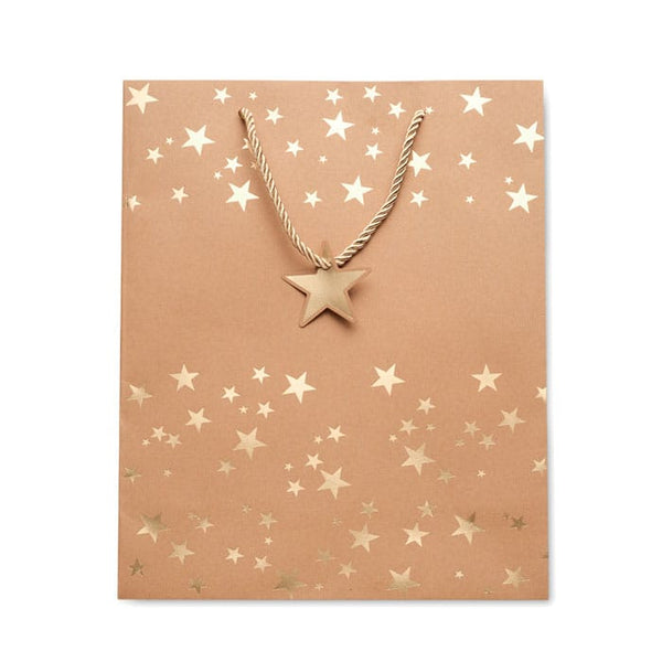 Busta regalo natalizia Oro - personalizzabile con logo