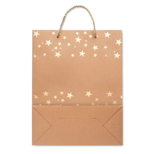 Busta regalo natalizia Oro - personalizzabile con logo