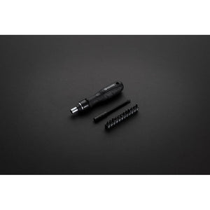 Cacciavite a cricchetto Gear X nero - personalizzabile con logo