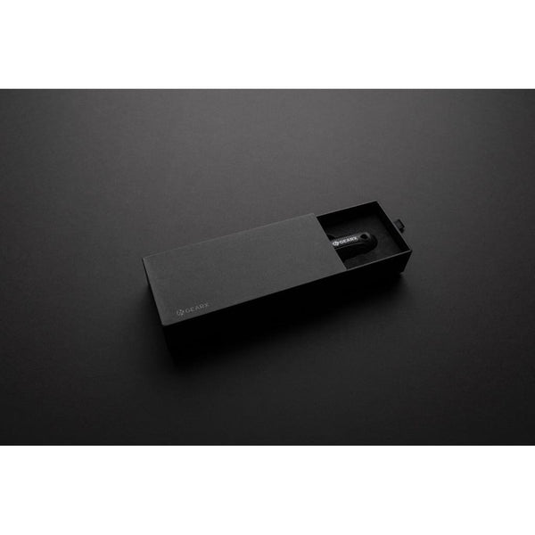 Cacciavite a cricchetto Gear X nero - personalizzabile con logo