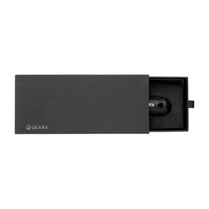 Cacciavite a cricchetto Gear X nero - personalizzabile con logo