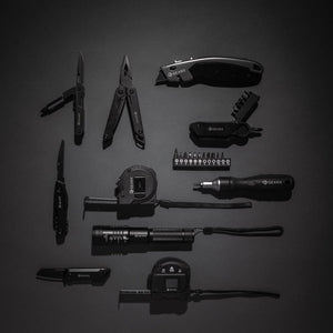 Cacciavite a cricchetto Gear X nero - personalizzabile con logo