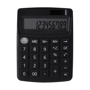 Calcolatrice Arabela nero - personalizzabile con logo