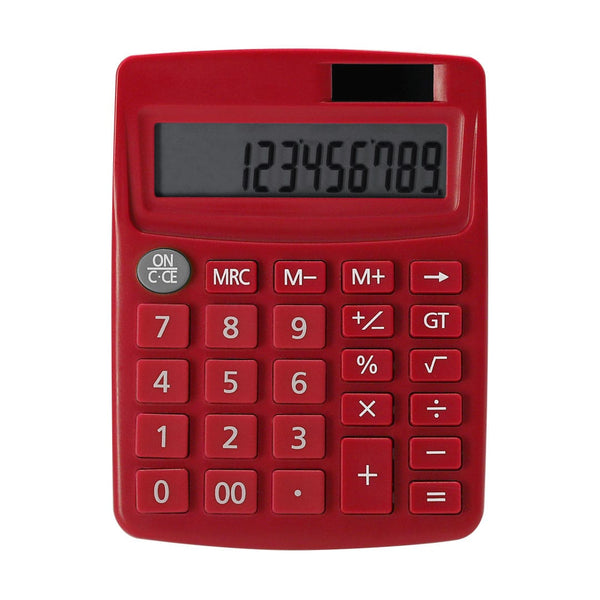 Calcolatrice Arabela rosso - personalizzabile con logo