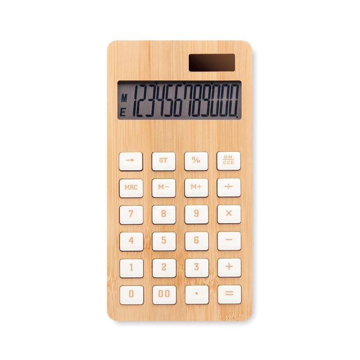 Calcolatrice in bamboo Colore: beige €14.65 - MO6216-40