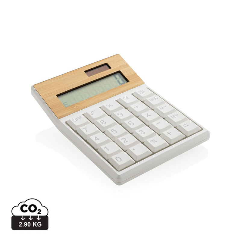 Calcolatrice Utah in plastica RCS e bambù Colore: marrone €16.65 - P279.519