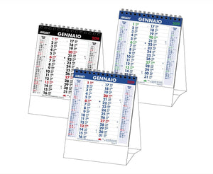 CALENDARI Olandese da banco / 300 pezzi / 1 colore - personalizzabile con logo