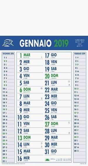 CALENDARI Olandese tradizionale / 300 pezzi / 1 colore - personalizzabile con logo