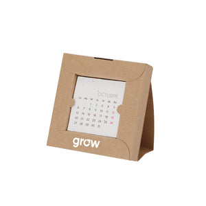 Calendario da Tavolo di Semi Krily natural - personalizzabile con logo