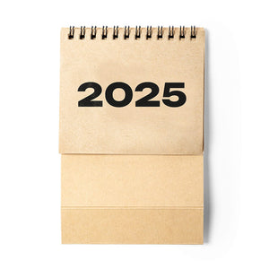 Calendario da Tavolo Lasow beige - personalizzabile con logo